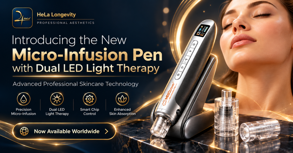Read more about the article Introducing the New Micro-Infusion Pen with Dual LED Light Therapy – Advanced Professional Skincare Technology, Now Available Worldwide