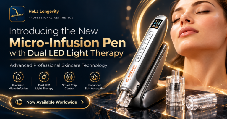 Read more about the article Introducing the New Micro-Infusion Pen with Dual LED Light Therapy – Advanced Professional Skincare Technology, Now Available Worldwide